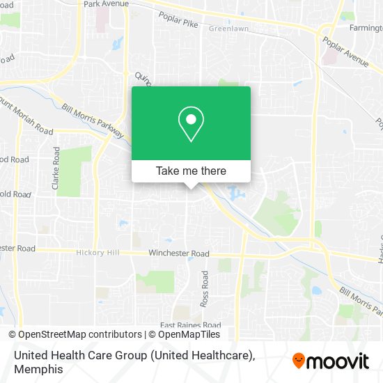 United Health Care Group (United Healthcare) map