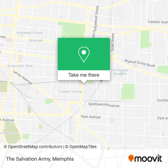The Salvation Army map