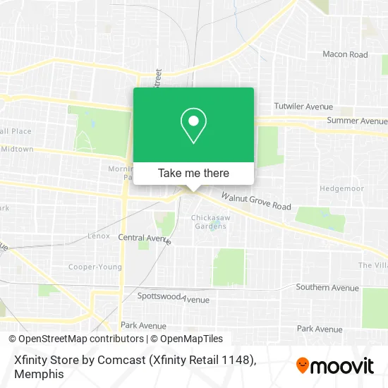 Xfinity Store by Comcast (Xfinity Retail 1148) map