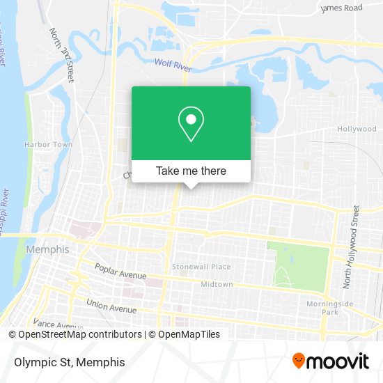 Olympic St map