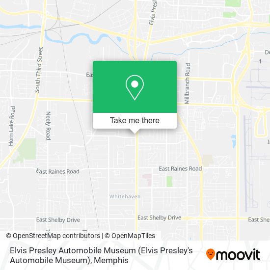 Mapa de Elvis Presley Automobile Museum