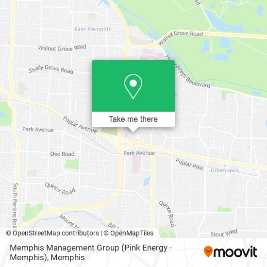 Memphis Management Group (Pink Energy - Memphis) map