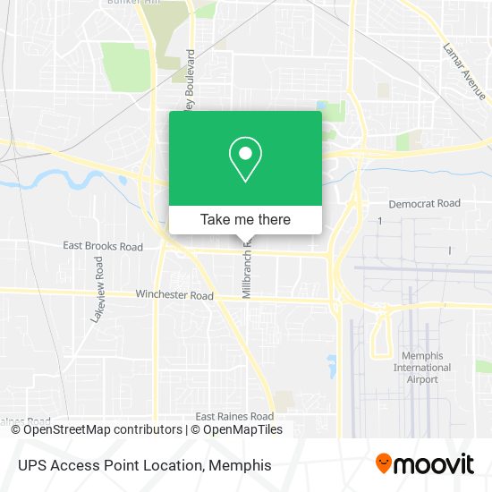 Mapa de UPS Access Point Location