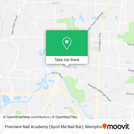 Mapa de Premiere Nail Academy (Spoil Me Nail Bar)
