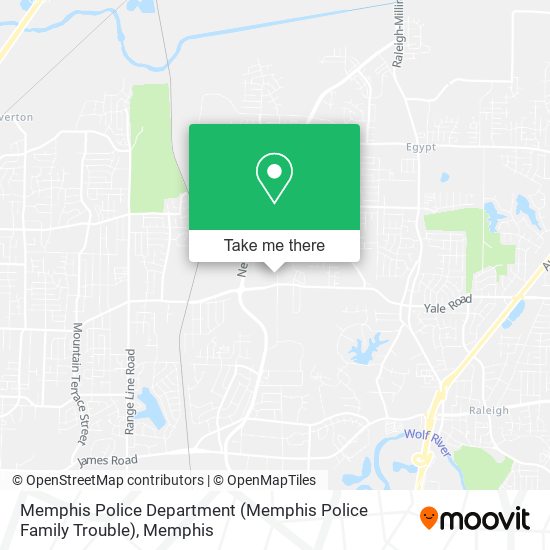 Memphis Police Department (Memphis Police Family Trouble) map