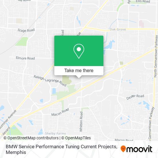 Mapa de BMW Service Performance Tuning Current Projects