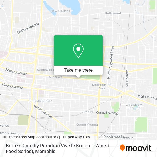 Brooks Cafe by Paradox (Vive le Brooks - Wine + Food Series) map