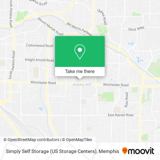 Mapa de Simply Self Storage (US Storage Centers)