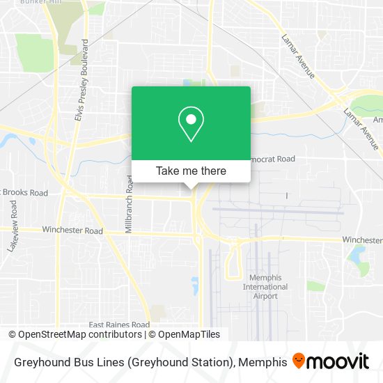 Greyhound Bus Lines (Greyhound Station) map