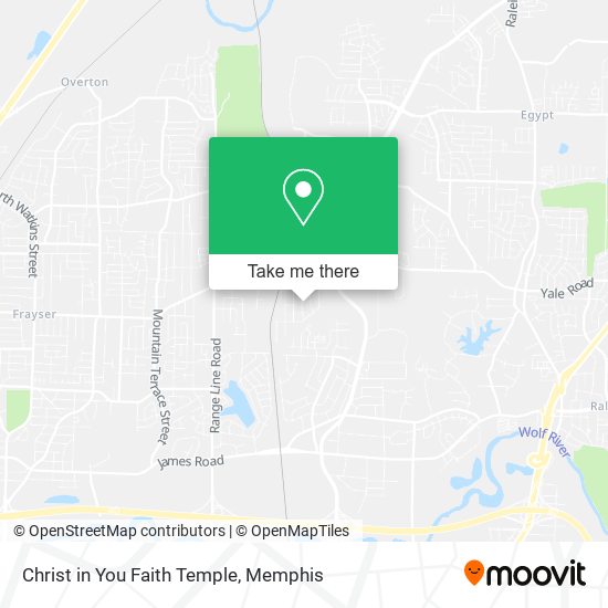 Christ in You Faith Temple map