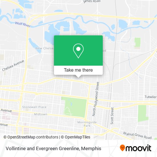 Mapa de Vollintine and Evergreen Greenline