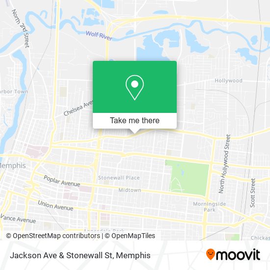 Mapa de Jackson Ave & Stonewall St