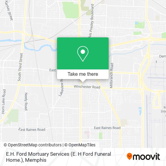 E.H. Ford Mortuary Services (E. H Ford Funeral Home.) map
