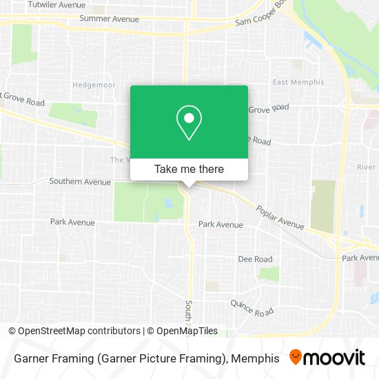 Mapa de Garner Framing (Garner Picture Framing)