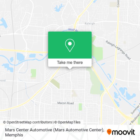 Mars Center Automotive map