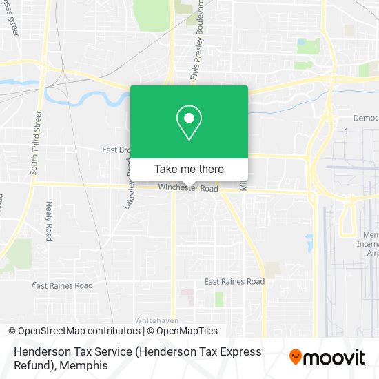 Mapa de Henderson Tax Service (Henderson Tax Express Refund)