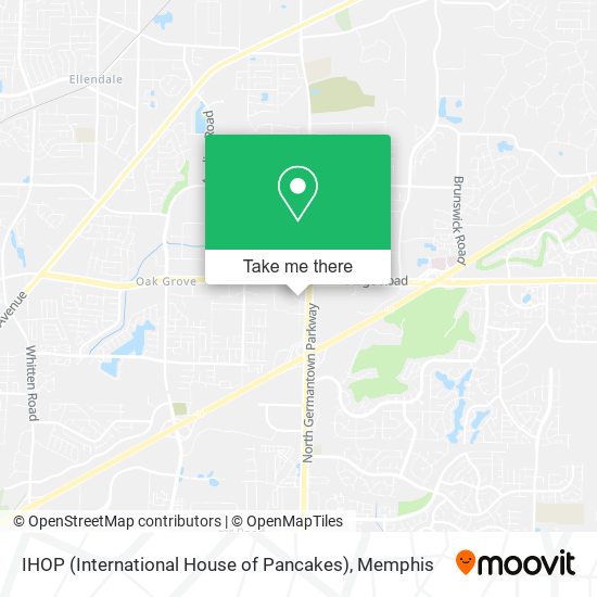 IHOP (International House of Pancakes) map