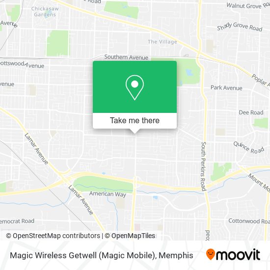 Magic Wireless Getwell (Magic Mobile) map