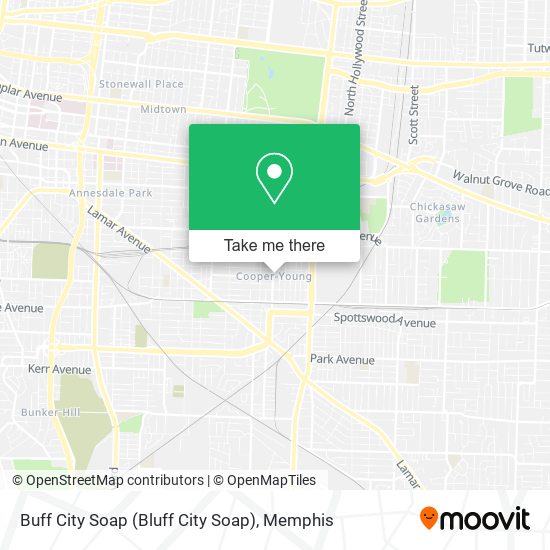 Mapa de Buff City Soap (Bluff City Soap)