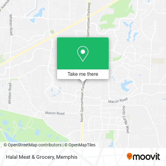Mapa de Halal Meat & Grocery