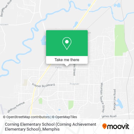 Corning Elementary School map