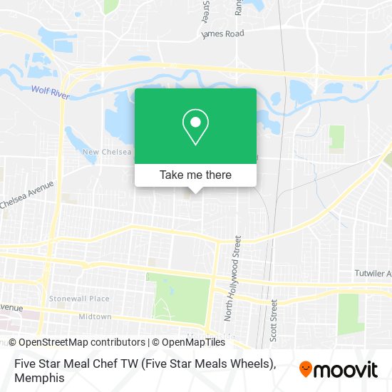 Five Star Meal Chef TW (Five Star Meals Wheels) map