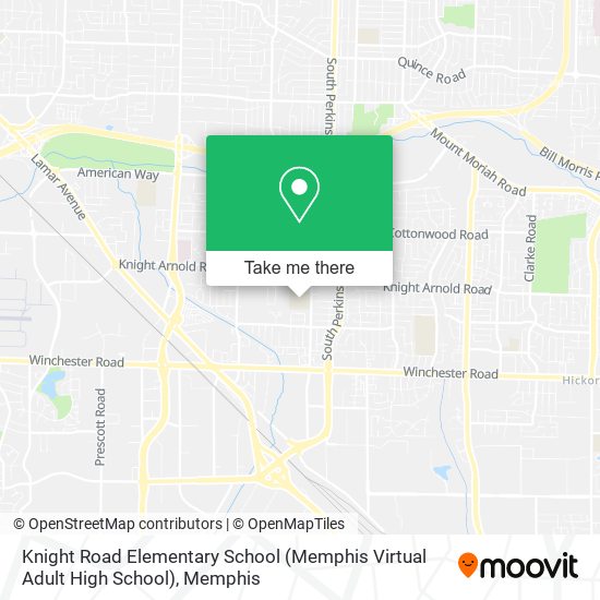 Knight Road Elementary School (Memphis Virtual Adult High School) map