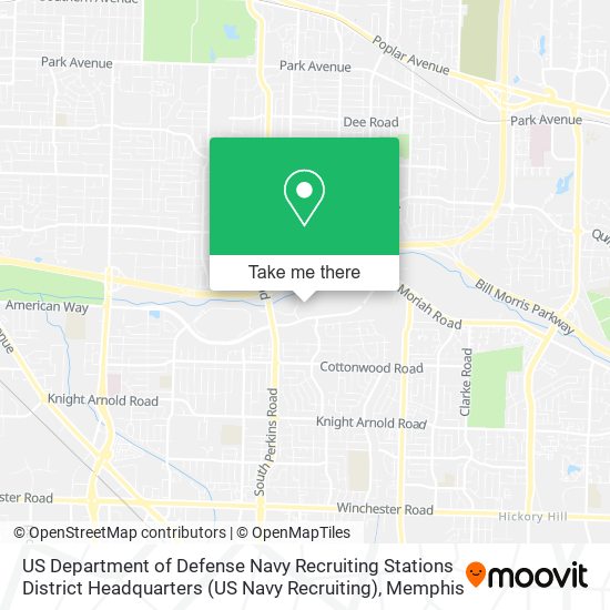 US Department of Defense Navy Recruiting Stations District Headquarters (US Navy Recruiting) map