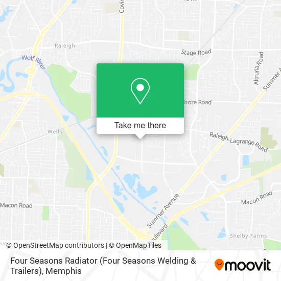 Four Seasons Radiator (Four Seasons Welding & Trailers) map
