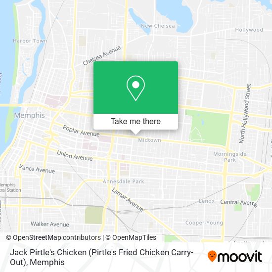 Jack Pirtle's Chicken (Pirtle's Fried Chicken Carry-Out) map