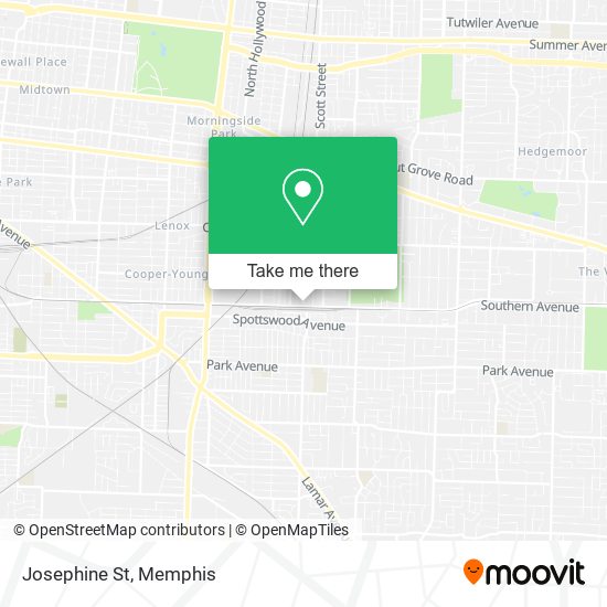 Josephine St map