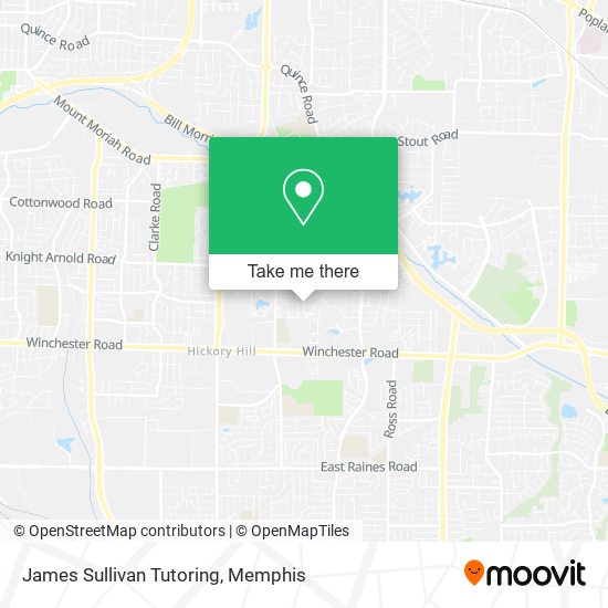 James Sullivan Tutoring map