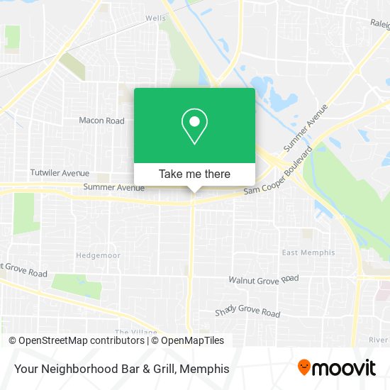 Your Neighborhood Bar & Grill map