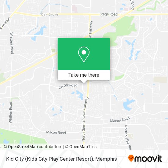 Mapa de Kid City (Kids City Play Center Resort)