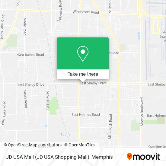 JD USA Mall map