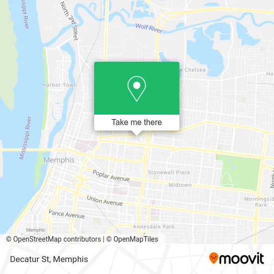 Decatur St map