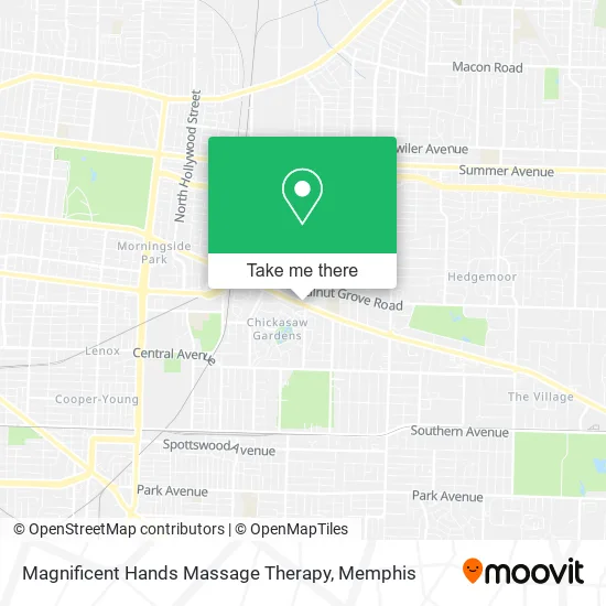 Mapa de Magnificent Hands Massage Therapy
