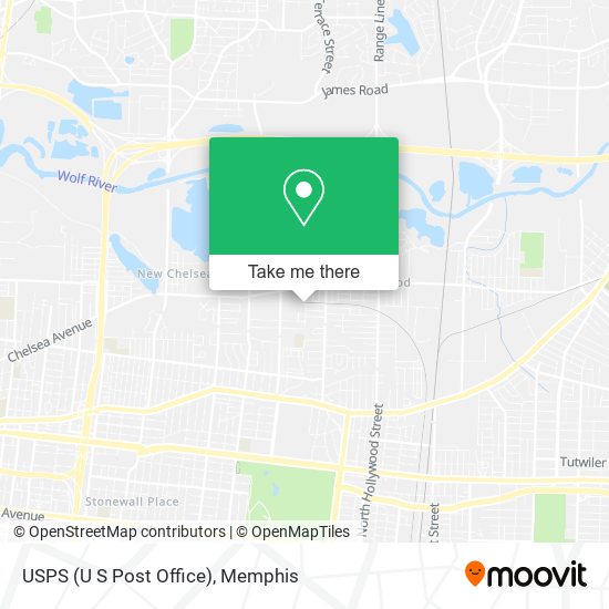 Mapa de USPS (U S Post Office)