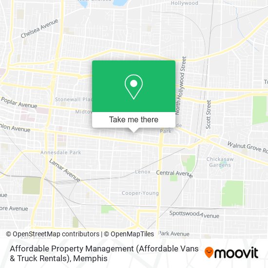 Affordable Property Management (Affordable Vans & Truck Rentals) map