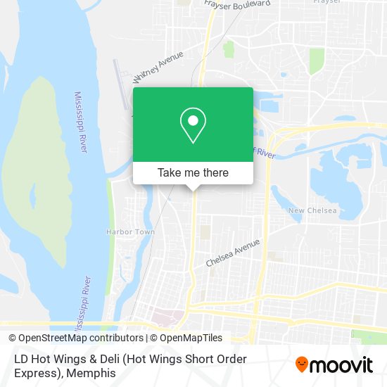 LD Hot Wings & Deli (Hot Wings Short Order Express) map