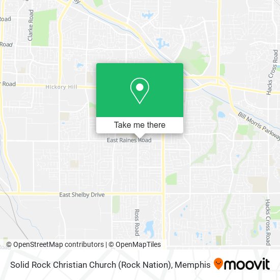 Solid Rock Christian Church (Rock Nation) map