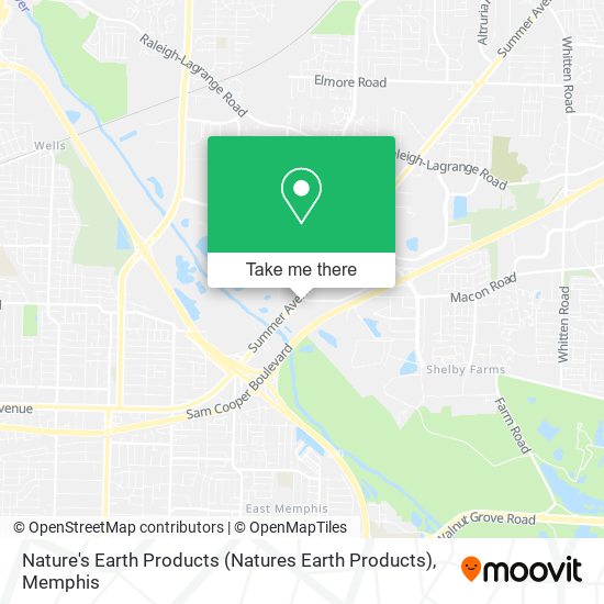 Nature's Earth Products (Natures Earth Products) map