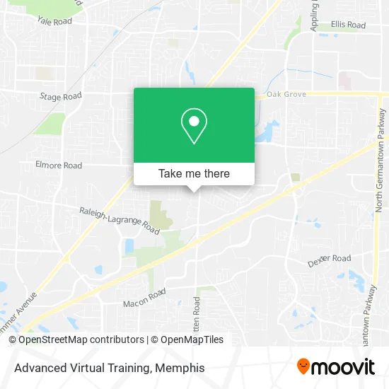 Advanced Virtual Training map