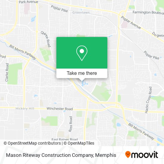 Mason Riteway Construction Company map
