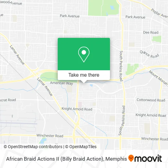 African Braid Actions II (Billy Braid Action) map