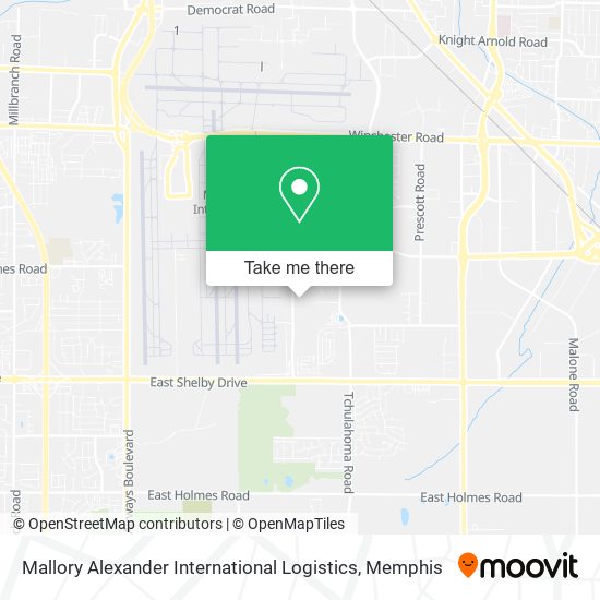 Mapa de Mallory Alexander International Logistics