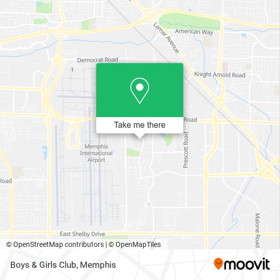 Mapa de Boys & Girls Club