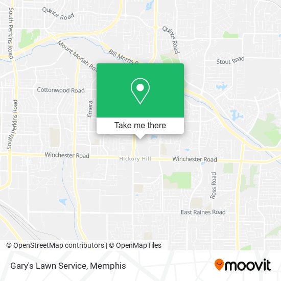 Gary's Lawn Service map