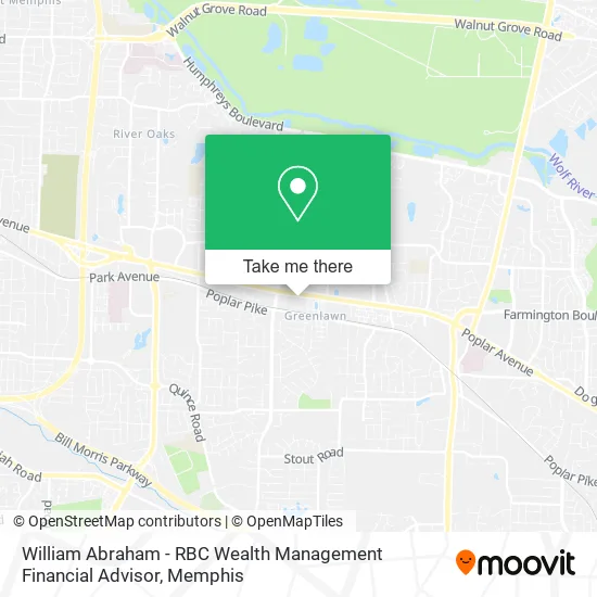 Mapa de William Abraham - RBC Wealth Management Financial Advisor