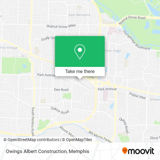 Owings Albert Construction map